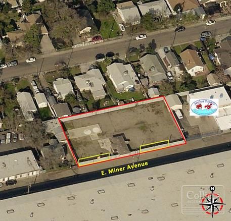 LIGHT INDUSTRIAL BUILDING FOR SALE: 2241 E Miner Ave, Stockton, CA 95205